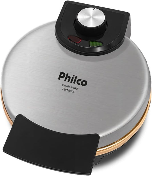 Máquina De Waffle PWM02A PHILCO 850W Antiaderente 127V