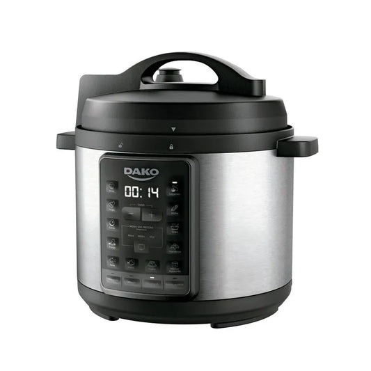 Panela Pressão Elétrica Dako 6L 1000W Multifunções Preta Cor