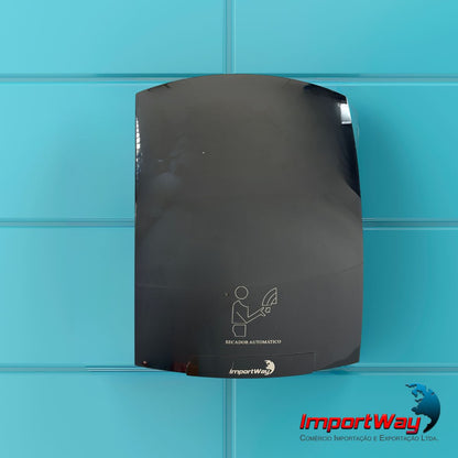 Secador de Mãos Automático Importway Sensor 220V 1836W Preto Parede
