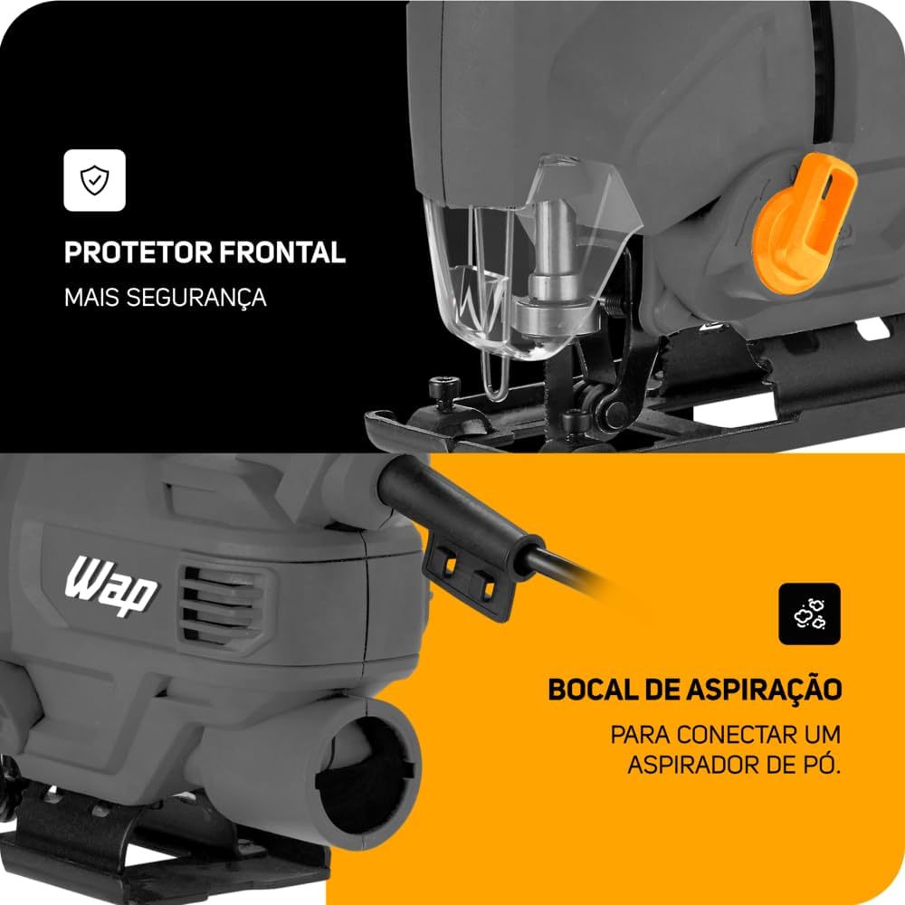 Serra Tico Tico WAP STT02 800W Velocidade Variável Ação Pendular 4 Estágios Engate Rápido