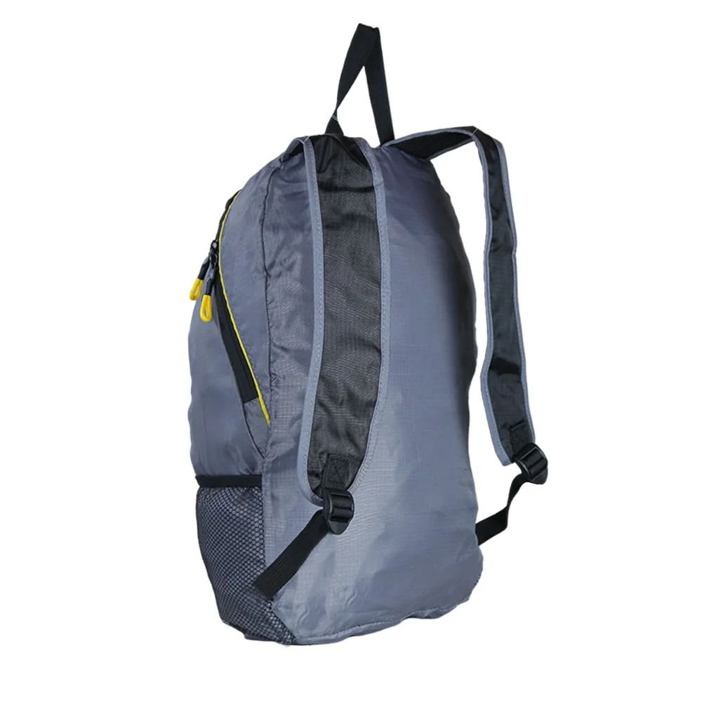 MOCHILA DOBRÁVEL POCKY EM POLIÉSTER 420D NTK CINZA