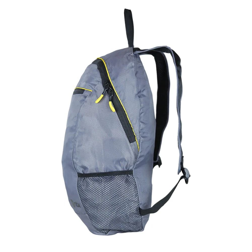 MOCHILA DOBRÁVEL POCKY EM POLIÉSTER 420D NTK CINZA