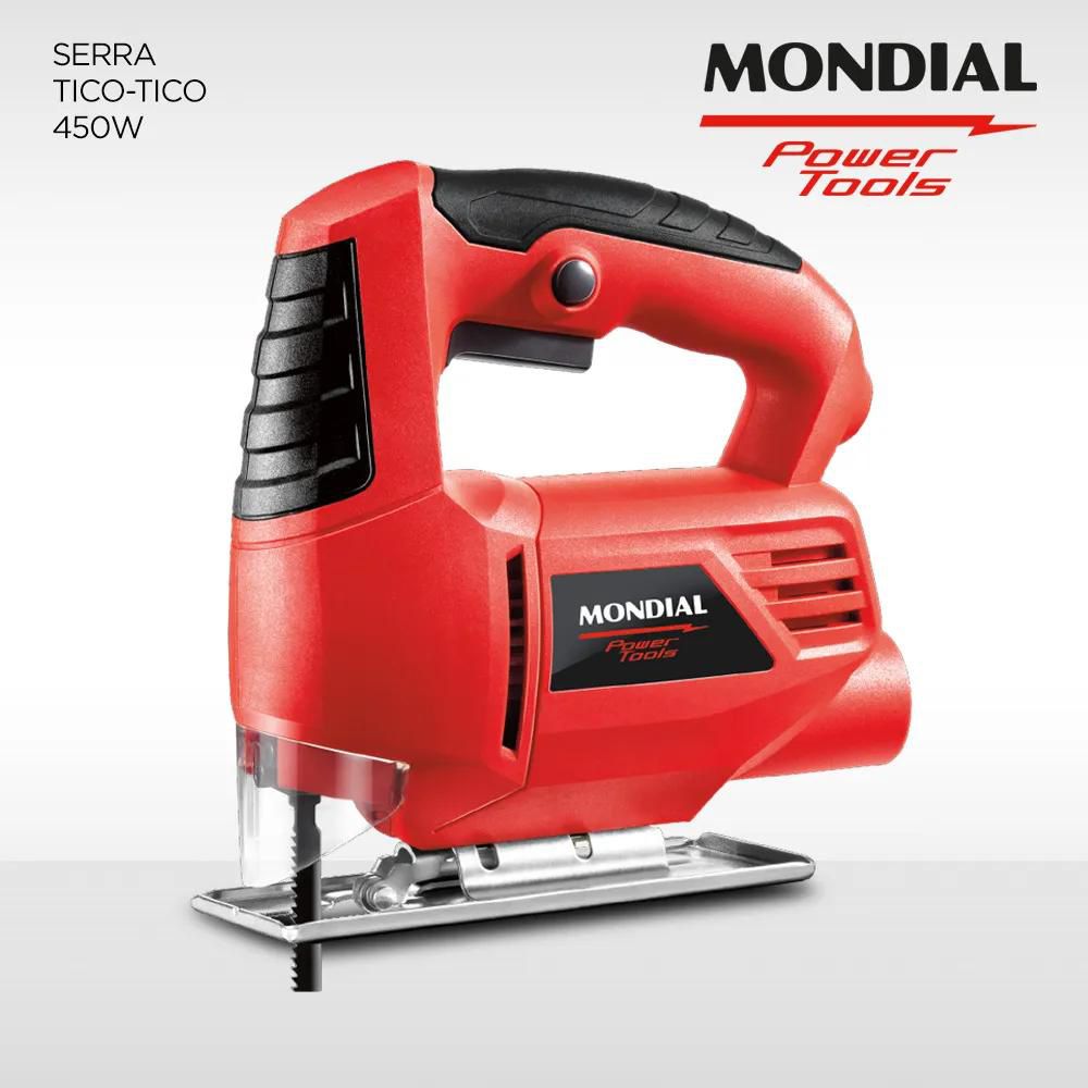 Serra Tico-Tico Mondial Vermelho 450W - FST-03