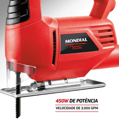 Serra Tico-Tico Mondial Vermelho 450W - FST-03