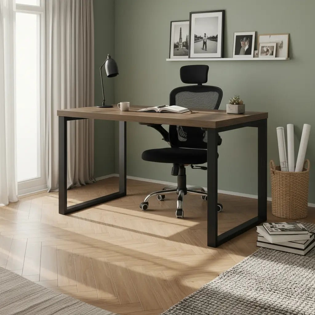 Mesa Diretor 1,50m Carvalho Munique Kappesberg Office