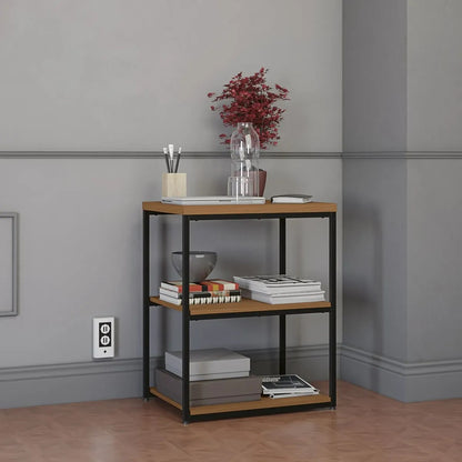 Mesa de Apoio Kappesberg 45cm Canela Preto Fosco