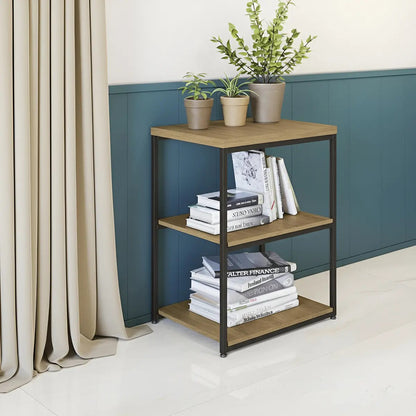 Mesa de Apoio Kappesberg 45cm Canela Preto Fosco