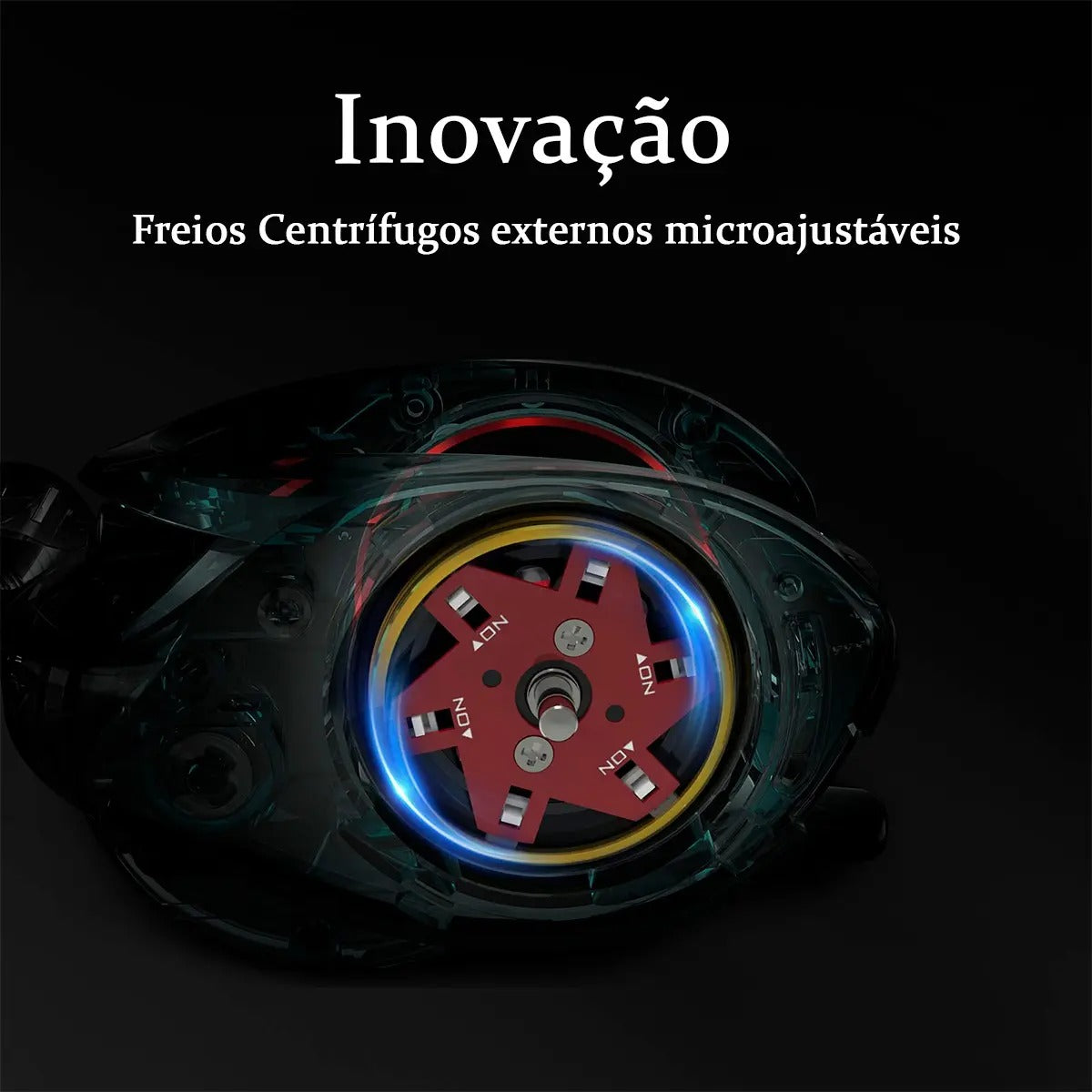 Carretilha Speed Demon Elite Cast Black Esquerda Kastking