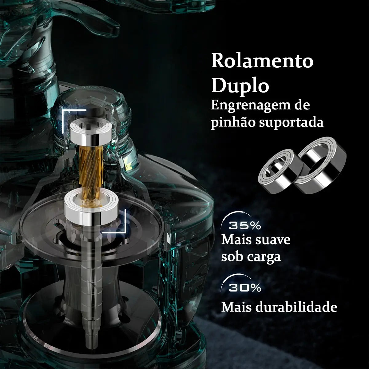 Carretilha Speed Demon Elite Cast Black Esquerda Kastking