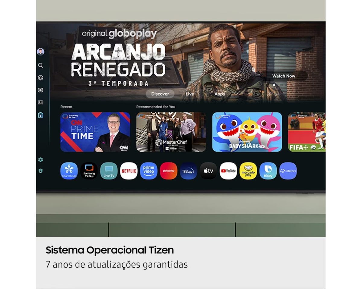 Smart TV Samsung 50 4K Crystal UHD U8600F Wi-Fi Bluetooth