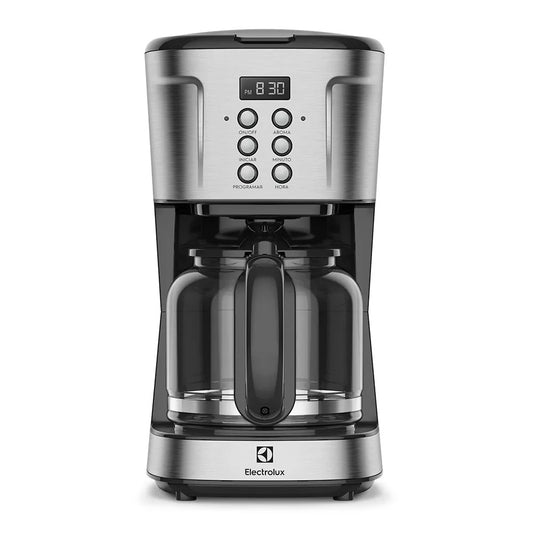 Cafeteira Elétrica Electrolux Digital 38 Xícaras Experience Programável com Timer Cor Inox ECM30