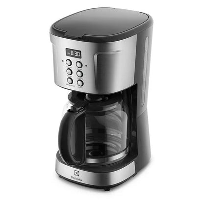 Cafeteira Elétrica Electrolux Digital 38 Xícaras Experience Programável com Timer Cor Inox ECM30