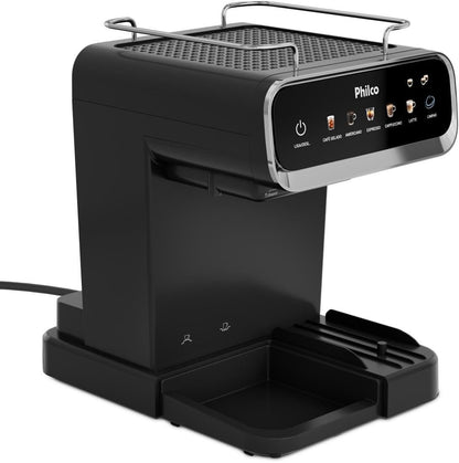Cafeteira Expresso & Cápsulas Philco 20bar 5 Em 1 Pcf05a Preta Preto 127v