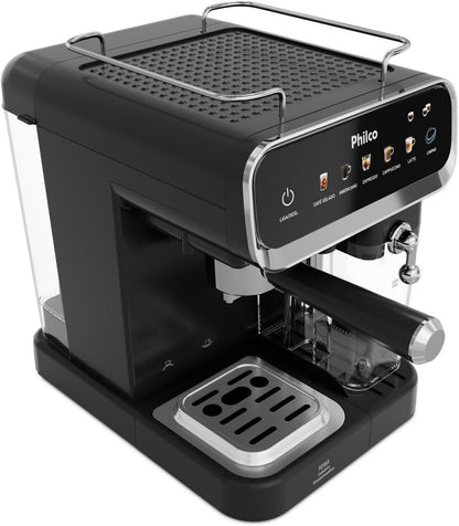 Cafeteira Expresso & Cápsulas Philco 20bar 5 Em 1 Pcf05a Preta Preto 127v