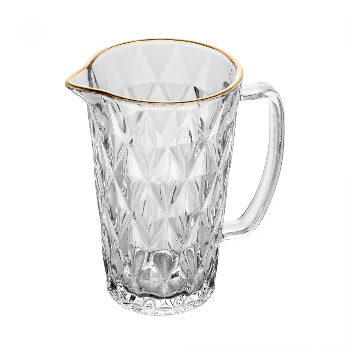 Jarra de Vidro com fio de Ouro Diamond 1,14L - Lyor
