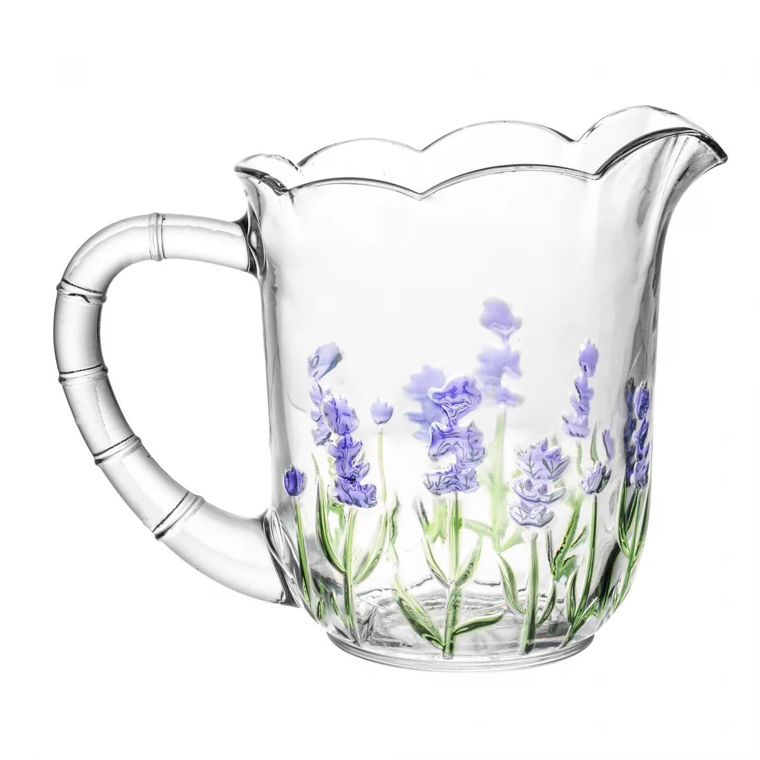 Conjunto Jarra com 6 Taças Lavanda 1,3L+ 240ml Cristal Wolff