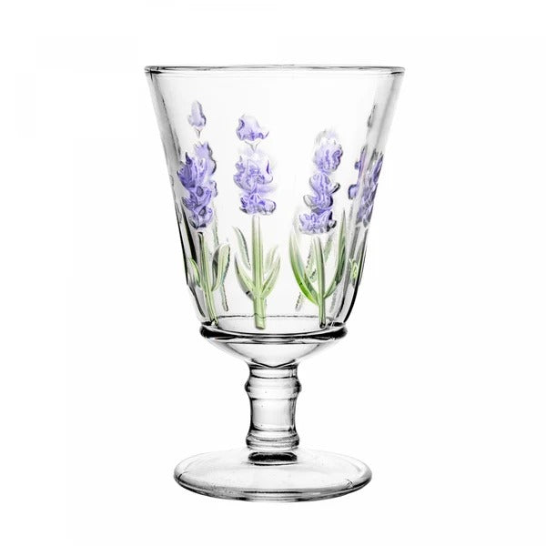 Conjunto Jarra com 6 Taças Lavanda 1,3L+ 240ml Cristal Wolff