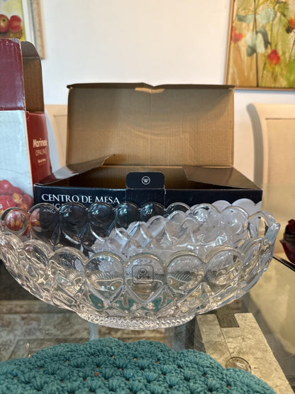 Centro De Mesa Wolff Angel De Cristal 29cm X 13cm X 20cm