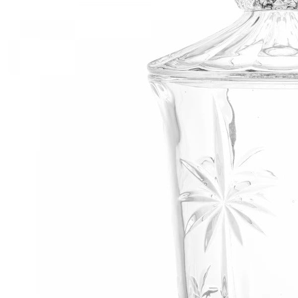 Suqueira com Pé e Tampa Palm Tree 2L Cristal - Wolff