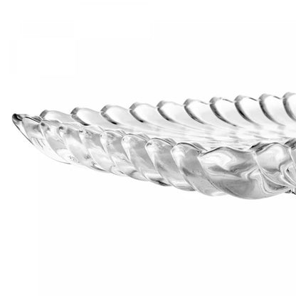 Travessa de Cristal com Pé Retangular Geneva 30cm x 16,5cm x 12cm - Wolff