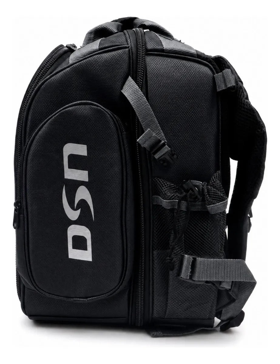 Mochila De Pesca Daisen Com 3 Estojos Black Grey Para Pesca
