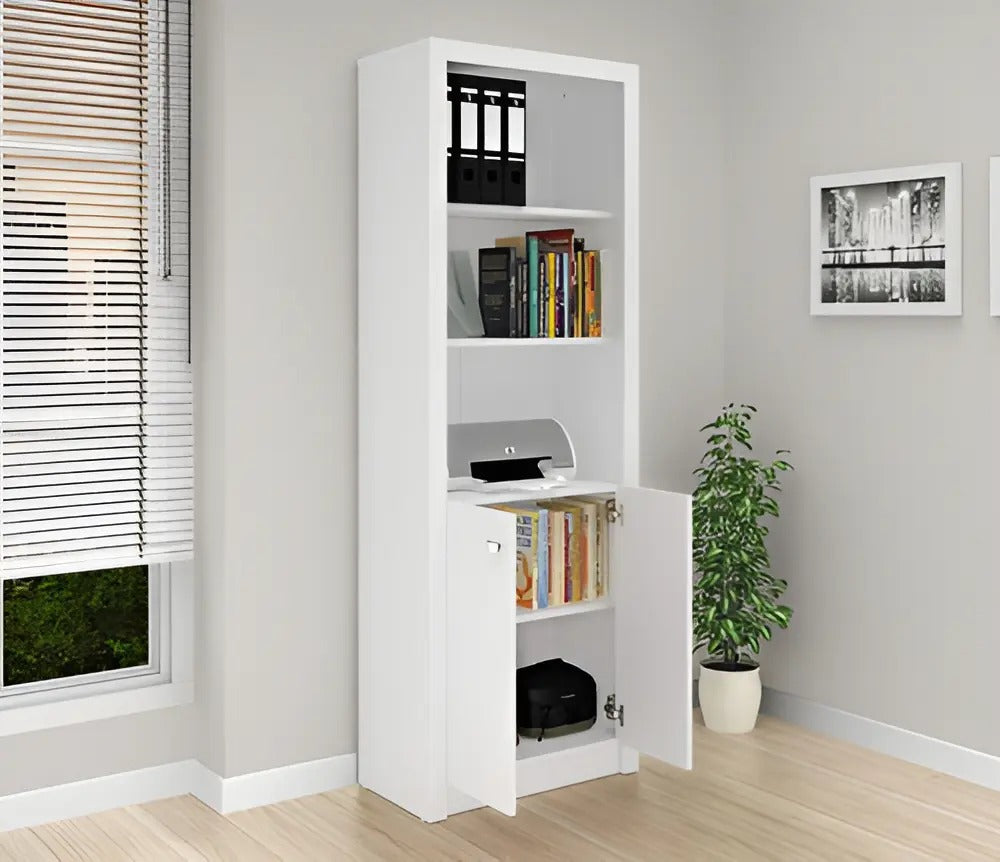 Armário Para Escritório Tecnomobili ME4110 Branco 2 Portas