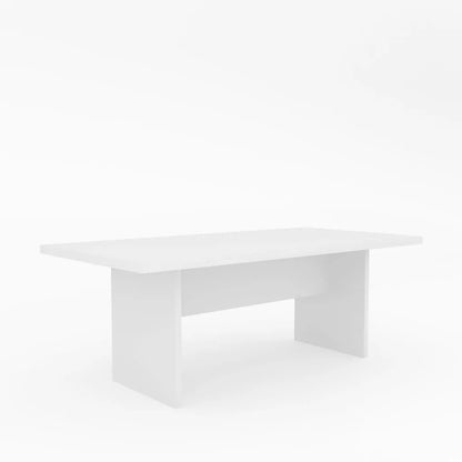 Mesa De Reunião Tecnomobili ME4119 Branco 200cm Para Escritório