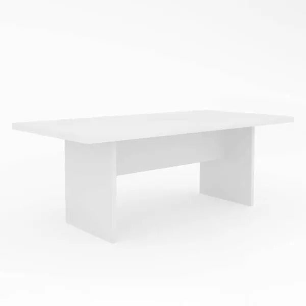 Mesa De Reunião Tecnomobili ME4119 Branco 200cm Para Escritório