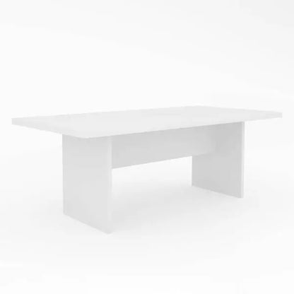 Mesa De Reunião Tecnomobili ME4119 Branco 200cm Para Escritório