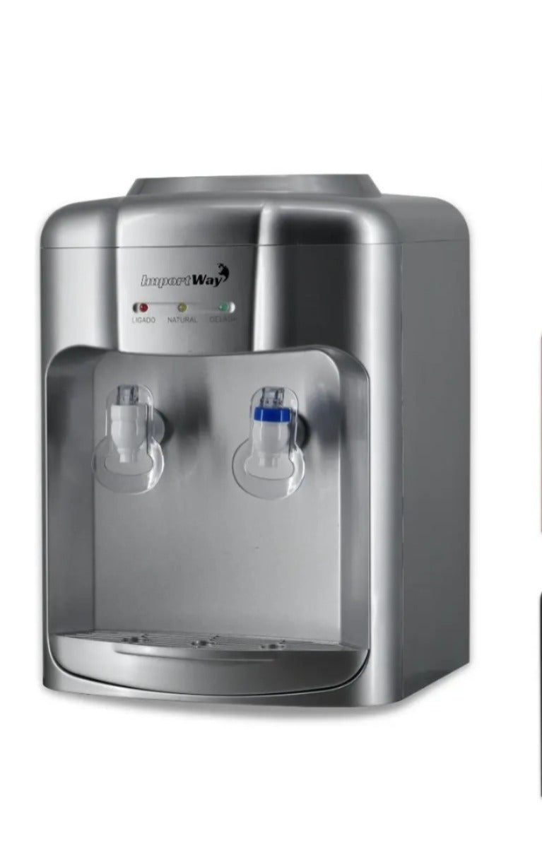 Bebedouro Refrigerador Dispenser De Água Gelada Para Galão 10l Ou 20l Prata