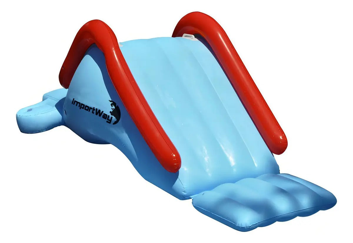 Escorregador Tobogã Inflável Para Piscinas 252x126x96cm Infantil Importway Iwegi