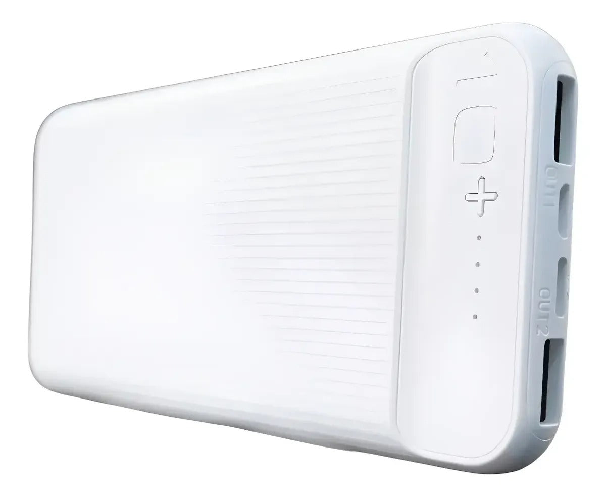 Carregador Portatil 10.000mah Bt-1010 Maketeck Power Bank Branco