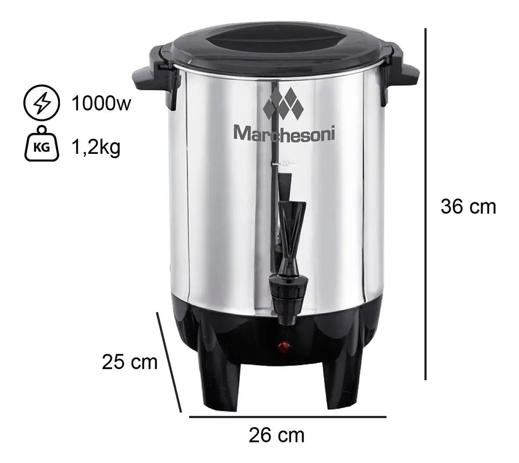 Cafeteira Eeletrica Automatica 2 Litro Industrial Marchesoni Cf.1.20