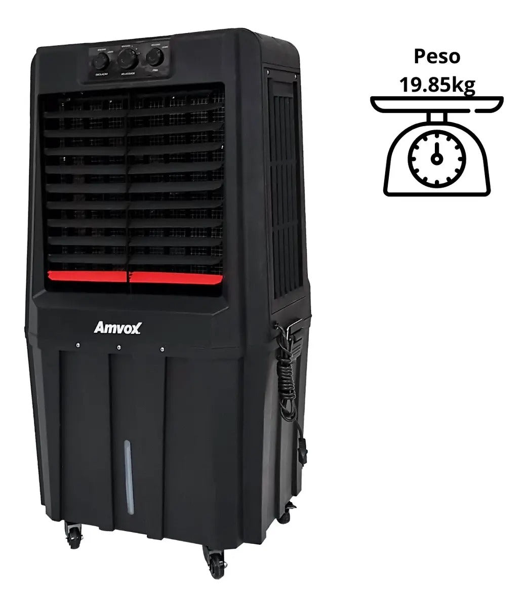 Climatizador De Ar Amvox Acl 9022 90l Com 3 Velocidades 230w 127v