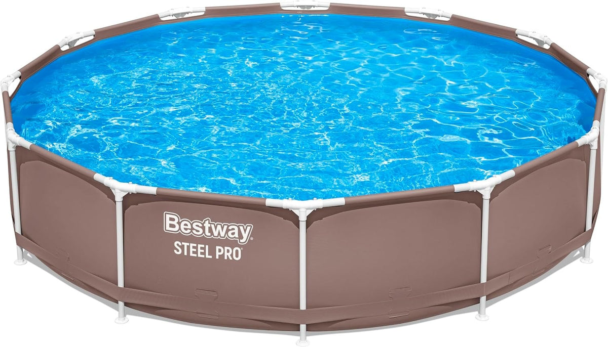 Piscina Estrutural 3,66m X 76cm Bestway 6473 Litros Marrom Marrom Liso