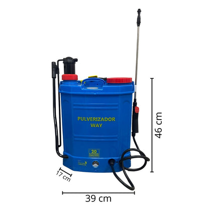 Pulverizador Costal Importway 20L Elétrico E Manual 2x1