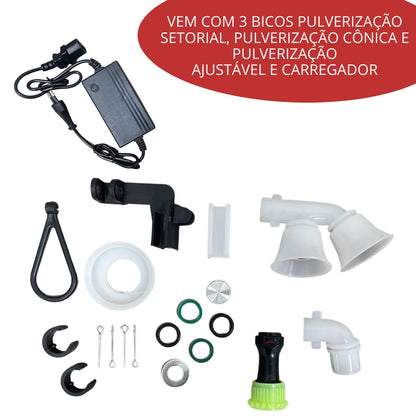Pulverizador Costal Importway 20L Elétrico E Manual 2x1
