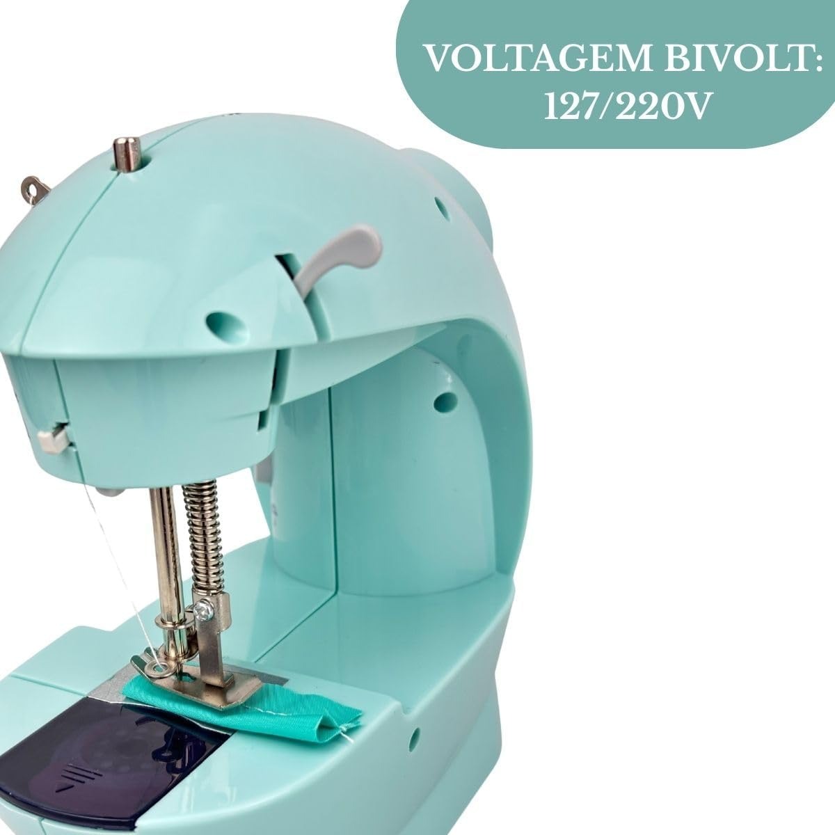 Mini Máquina De Costura Elétrica Com Mesa E Kit Portátil Importway