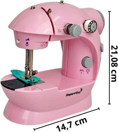 Mini Máquina De Costura Portátil Importway Bivolt 2 Velocidades