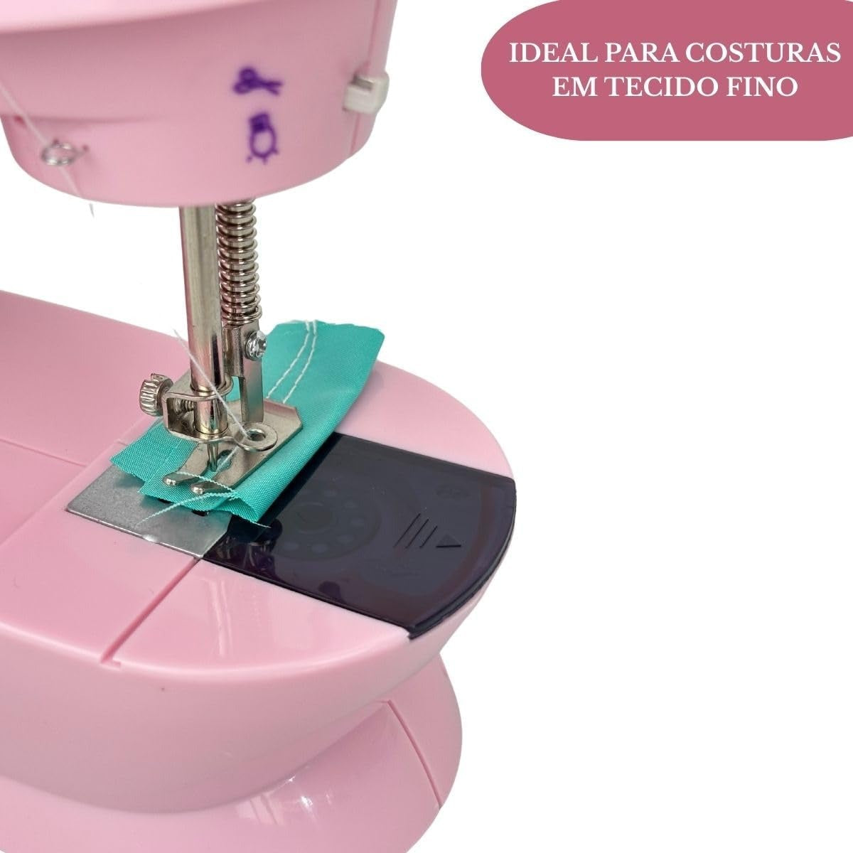 Mini Máquina De Costura Portátil Importway Bivolt 2 Velocidades