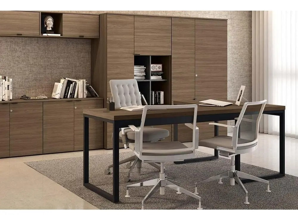 Mesa De Reunião Kappesberg F220 2,20m Carvalho Munique