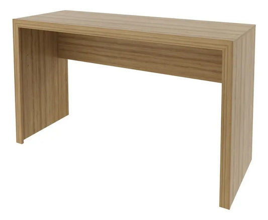 Mesa Escrivaninha Para Escritório L127cm Amêndoa Me4135 - Tecnomobili