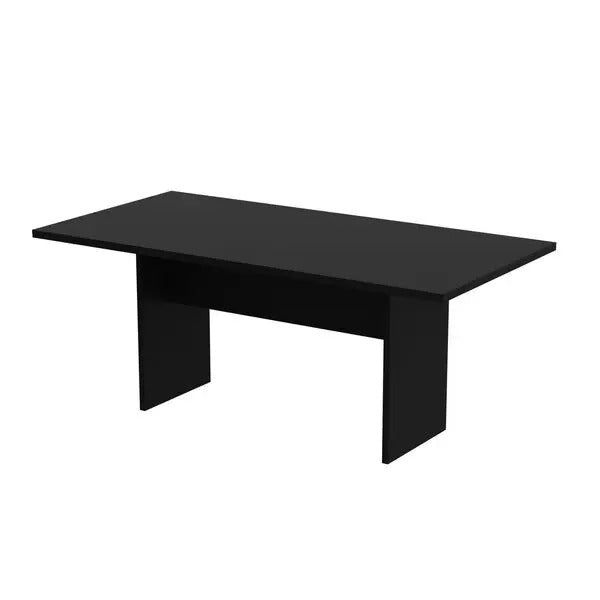 Mesa De Reunião Para Escritório Retangular 180x90cm Me4203 Preto - Tecnomobili