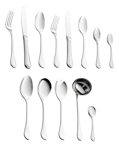 Faqueiro 101 Peças Wolff Avalon Aço Inox Com Caixa Wolff Inox