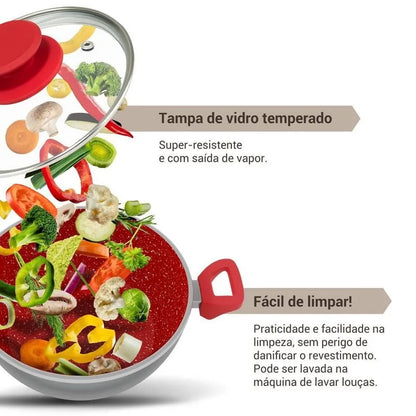 Panela Philco Ppn24a Redstone Com Tampa De Vidro 4,6l