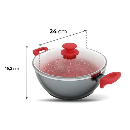 Panela Philco Ppn24a Redstone Com Tampa De Vidro 4,6l