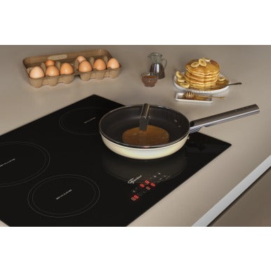 Fogão Cooktop Elétrico Mesa Vitrocerâmica 4 Bocas  Touch Fischer Preto 220v