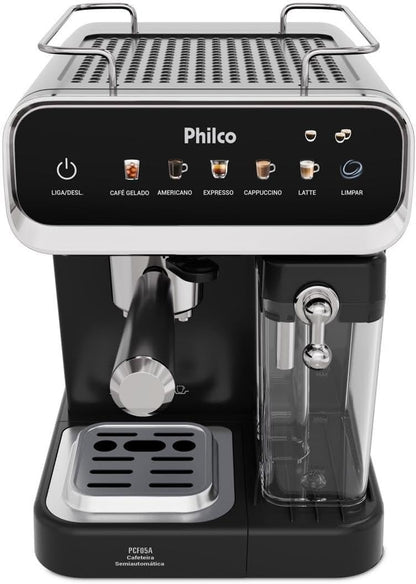 Cafeteira Expresso & Cápsulas Philco 20bar 5 Em 1 Pcf05a Preta Preto 127v