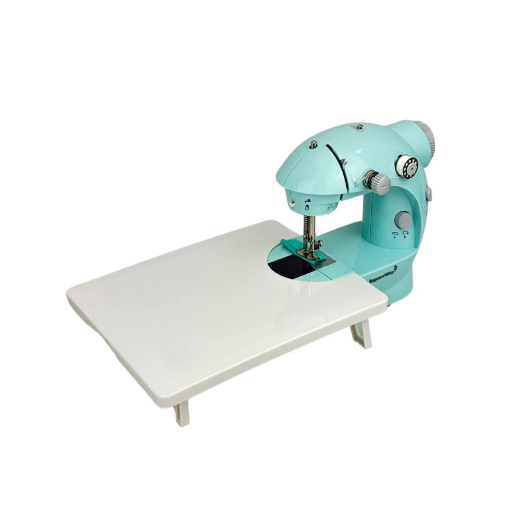 Mini Máquina De Costura Portátil Importway Bivolt Com Mesa