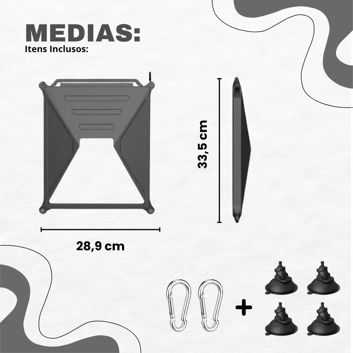 Case de Silicone para Starlink Mini Alltek AS-C01 Preto Capa Protetora Antiderrapante